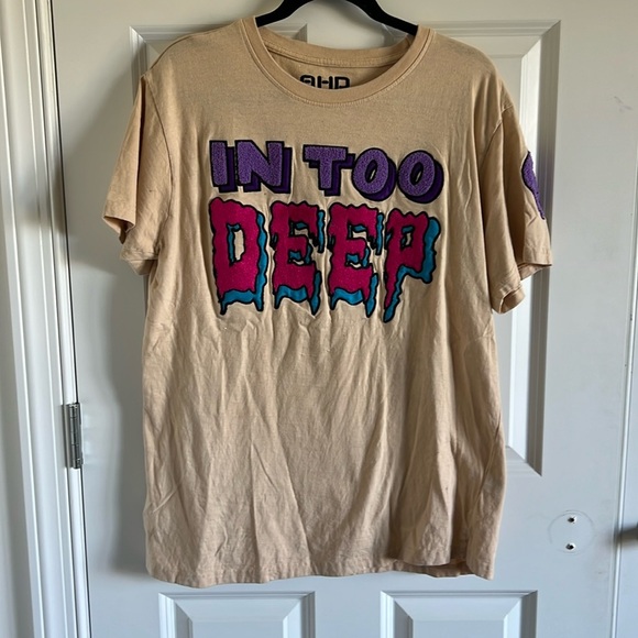 Another Hype Piece In Too Deep T-shirt Size XL - Picture 1 of 9